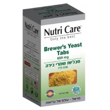 Пивные дрожжи 650 мг, Nutri Care Brewer's Yeast 650mg 200tabs.